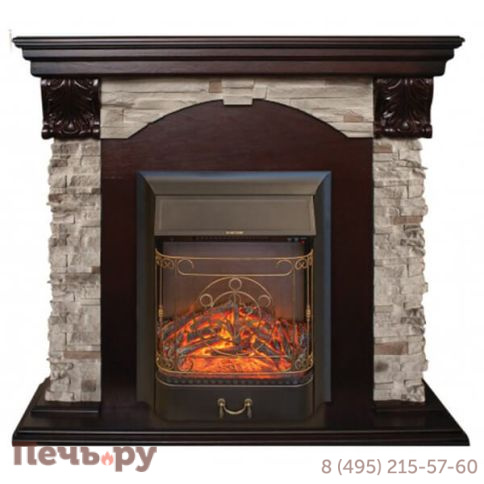 Каминокомплект RealFlame Dublin Rock с Fobos Lux/Majestic Lux фото 5