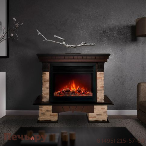 Каминокомплект RealFlame Rockland АО с очагом MoonBlaze Deluxe фото 2