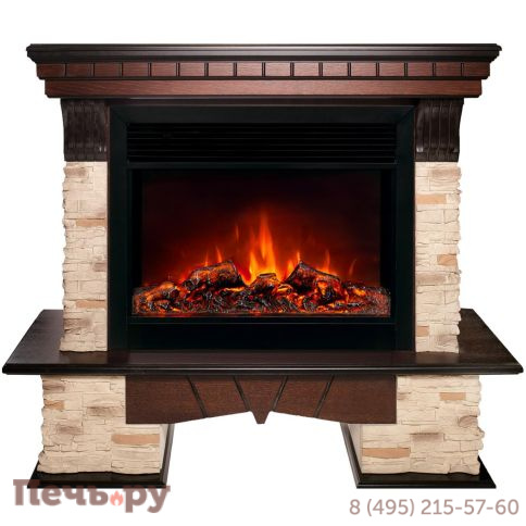 Каминокомплект RealFlame Rockland АО с очагом MoonBlaze Deluxe фото