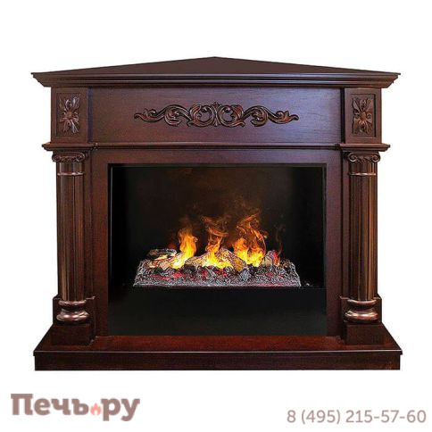 Каминокомплект RealFlame Silvia Corner с 3D Cassette 630 (+ Black вставка) фото