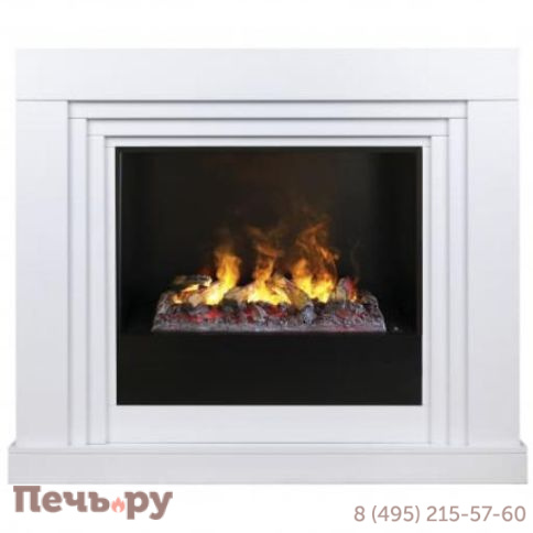 Каминокомплект RealFlame Stanley 26 с очагом 3D Cassette 630 (+ Black вставка) фото 2