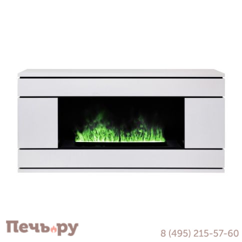 Каминокомплект RealFlame Vega CST1000 WT с очагом 3D Cassette 1000 LED RGB фото 2