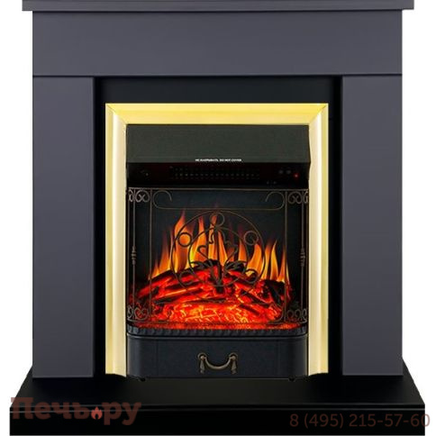 Каминокомплект Royal Flame Bergen с очагом Majestic FX Black фото 7