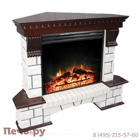 Каминокомплект Royal Flame Pierre Luxe угловой с очагом Jupiter фото