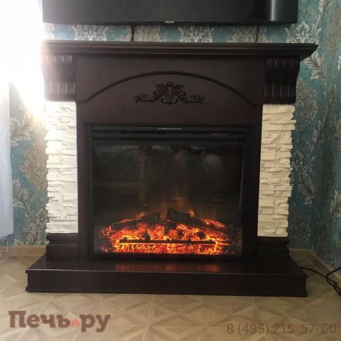 Каминокомплект Royal Flame Prague сланец бежевый с очагом Jupiter фото 2