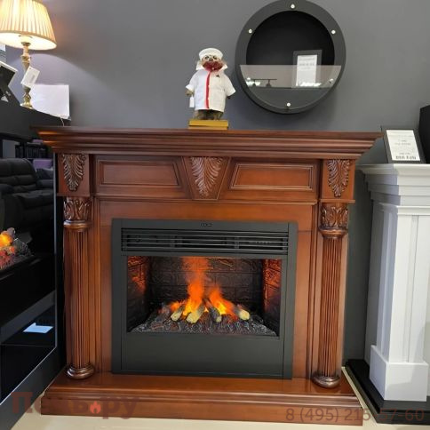 Каминокомплект Royal Flame Sheffield Темная вишня с очагом Design B800RF 3D фото 2