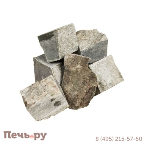 Камни для бани Нефрит колото-пиленый (ведро 10 кг.) фото