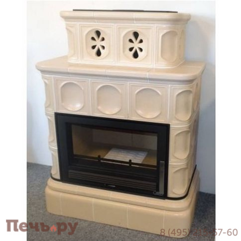 Керамическая печь ABX Karelie, с кафельным цоколем, с теплообменником фото 5