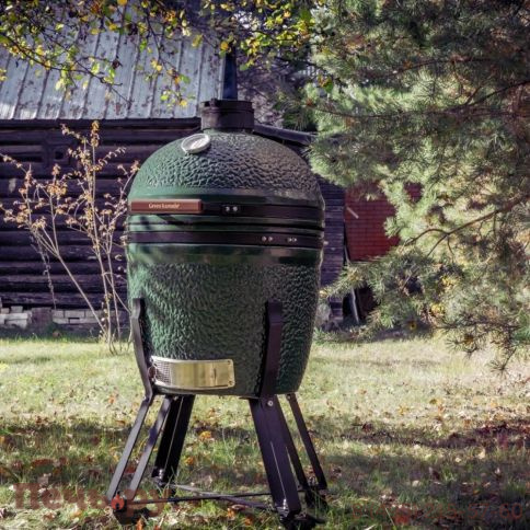 Керамический гриль Green Kamado M фото 12