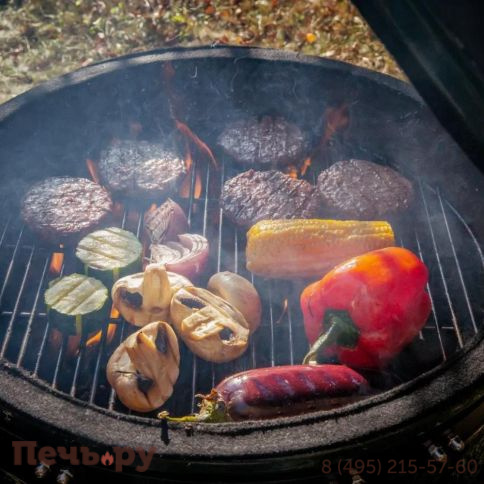 Керамический гриль Green Kamado M фото 15