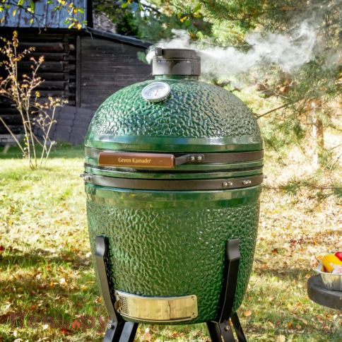 Керамический гриль Green Kamado M фото 16