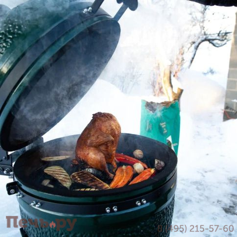 Керамический гриль Green Kamado M фото 7
