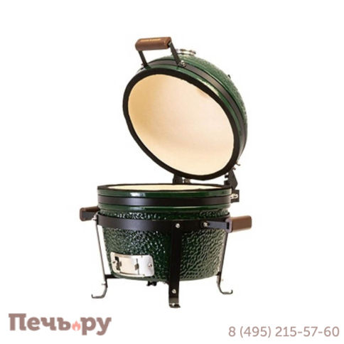 Керамический гриль Green Kamado S фото 9