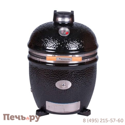 Керамический гриль Monolith Classic Pro Series 2.0 Black без ножек фото