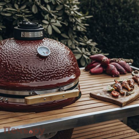 Керамический гриль Monolith Classic Pro Series 2.0 Red без ножек фото 10