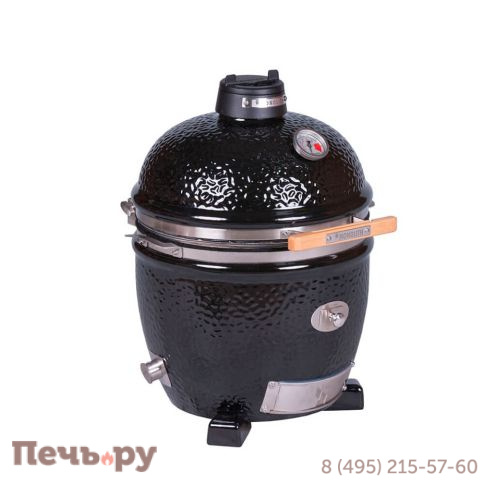 Керамический гриль Monolith Junior Pro Series 2.0 Black без ножек фото 4