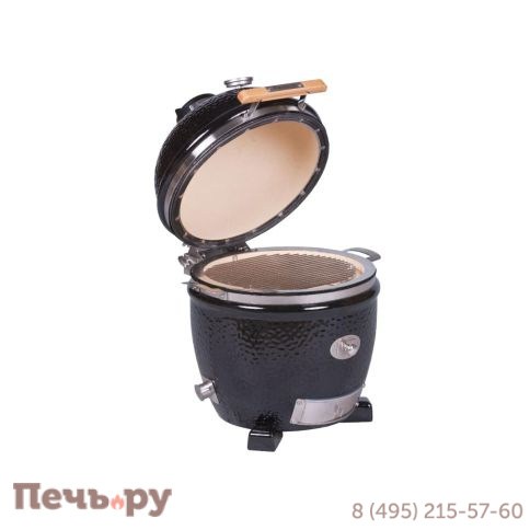 Керамический гриль Monolith Junior Pro Series 2.0 Black без ножек фото 7