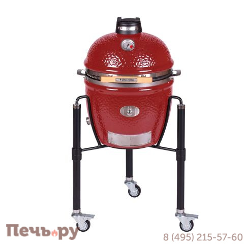 Керамический гриль Monolith Junior Red Pro 2.0 на ножках фото