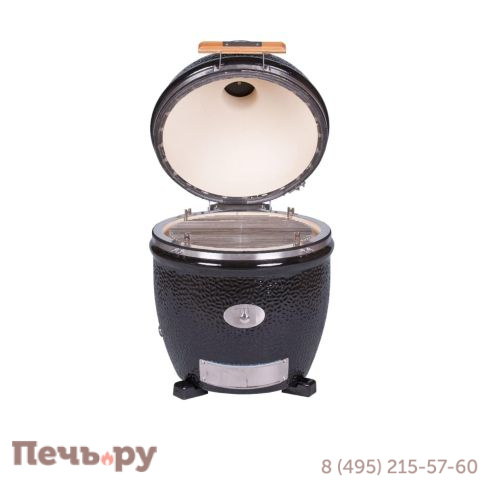 Керамический гриль Monolith Lechef Pro Series 2.0 Black без боковых столиков и подставки фото 3