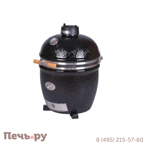 Керамический гриль Monolith Lechef Pro Series 2.0 Black без боковых столиков и подставки фото 5