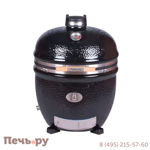 Керамический гриль Monolith Lechef Pro Series 2.0 Black без боковых столиков и подставки фото