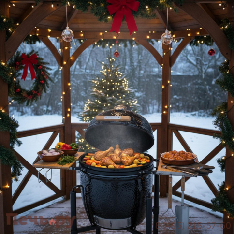 Керамический гриль Monolith  One.55 (Classic) фото