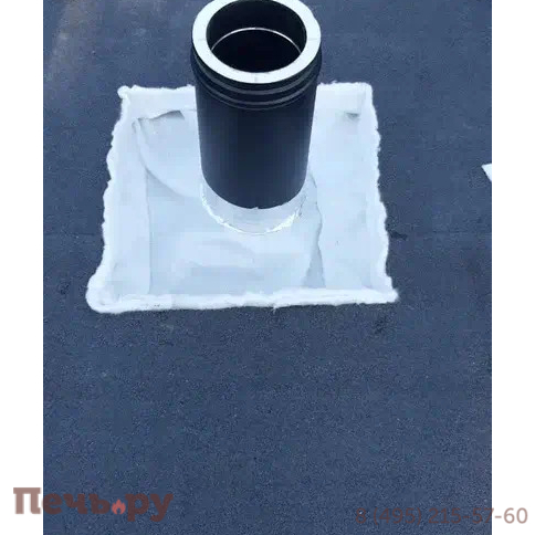 Комплект дымохода Schiedel Permeter, нержсталь, черный, проход через крышу, верхний выход фото 47