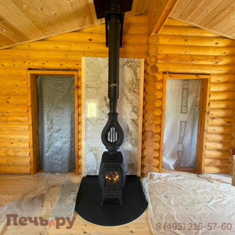 Комплект дымохода Schiedel Permeter, нержсталь, черный, проход через крышу, верхний выход фото 58