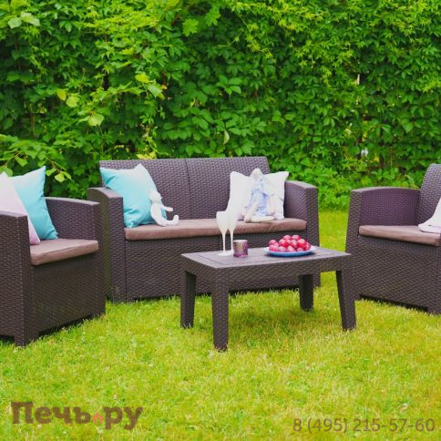 Комплект мебели Gardeck B:Rattan Arizona Set, венге (на 4 персоны) фото 2