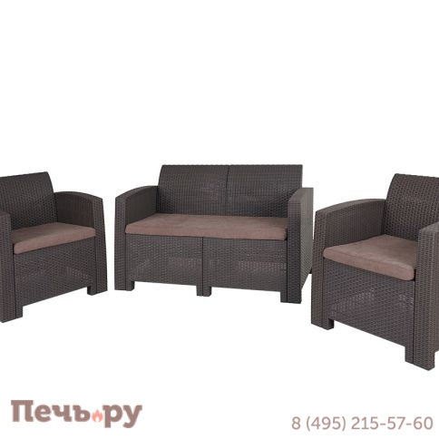 Комплект мебели Gardeck B:Rattan Arizona Set, венге (на 4 персоны) фото 8