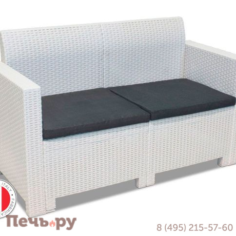 Комплект мебели NEBRASKA SOFA 2 (2х местный диван), белый фото
