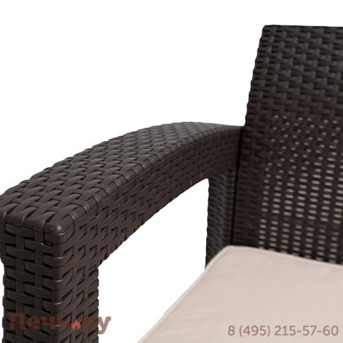 Комплект мебели Gardeck B:Rattan Comfort 5, венге фото 10