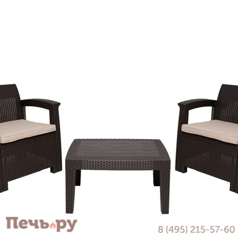 Комплект мебели Gardeck B:Rattan Comfort 5, венге фото 16