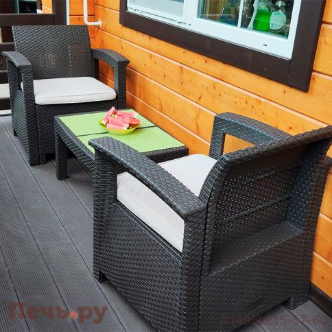 Комплект мебели Gardeck B:Rattan Comfort 5, венге фото 18