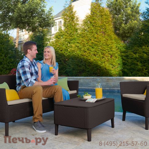 Комплект мебели Gardeck Салемо сет (Salemo set) коричневый фото 2