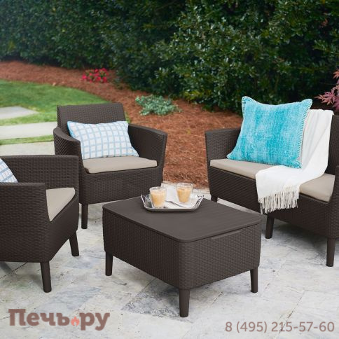 Комплект мебели Gardeck Салемо сет (Salemo set) коричневый фото 3