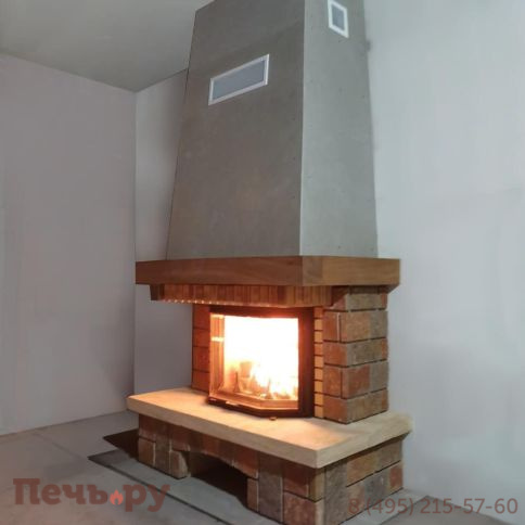 Комплект облицовка Supra Auriac 80 и топка Supra Saphir 1731 фото 5