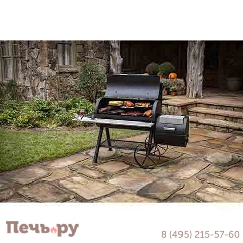 Коптильня Oklahoma Joe's Longhorn Reverse Flow Limited Edition фото 3