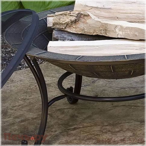 Костровая чаша CobraCo Круглый Чугун Кирпич фото 2