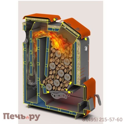 Котел твердотопливный Теплодар Куппер Мега-20 фото 2