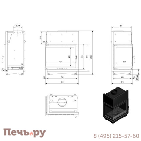 Kratki Amelia/PW/BL/24/BS/W (угловое стекло слева, змеевик) фото 5