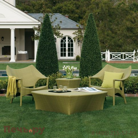 Кресло лаунж плетеное Janus et Cie Amari JNS/736-10-111/LS фото 3