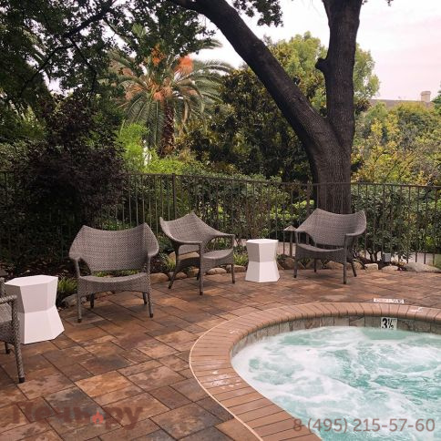 Кресло лаунж плетеное Janus et Cie Amari JNS/736-10-111/S фото 7