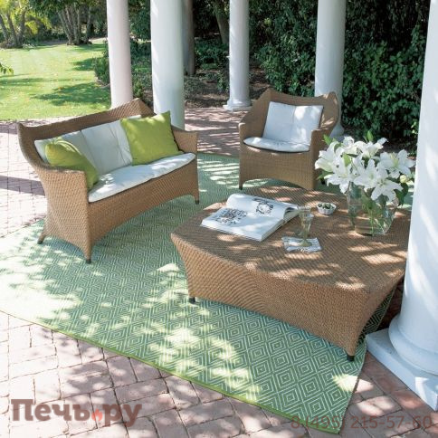 Кресло лаунж плетеное JANUS et Cie Amari JNS/736-10-121/BG фото 4