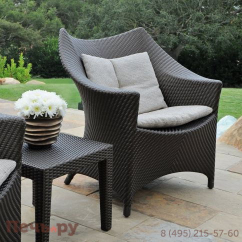 Кресло лаунж плетеное JANUS et Cie Amari JNS/736-10-121/C фото 3