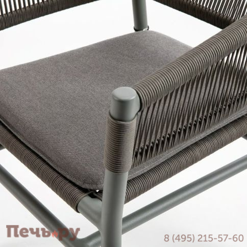 Кресло металлическое плетеное Ethimo Kilt фото 4