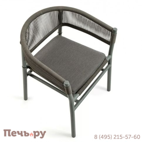 Кресло металлическое плетеное Ethimo Kilt фото 6