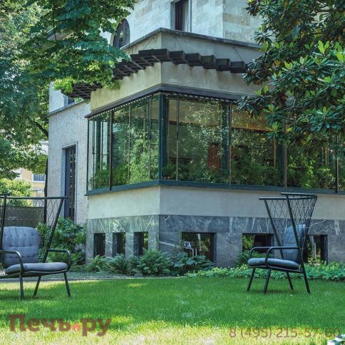 Кресло металлическое с подушками EMU Nef фото 2