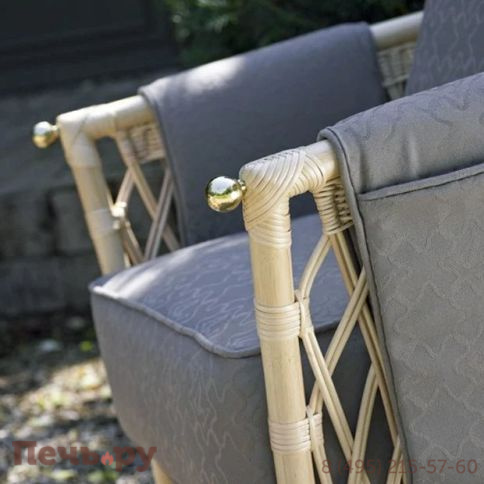 Кресло плетеное с подушками DFN Vega фото 3