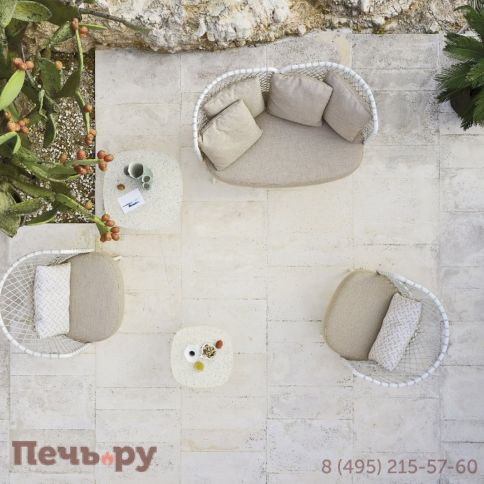 Кресло плетеное с подушками Robertirattan Charme ROB/4381/81CUх1 фото 5